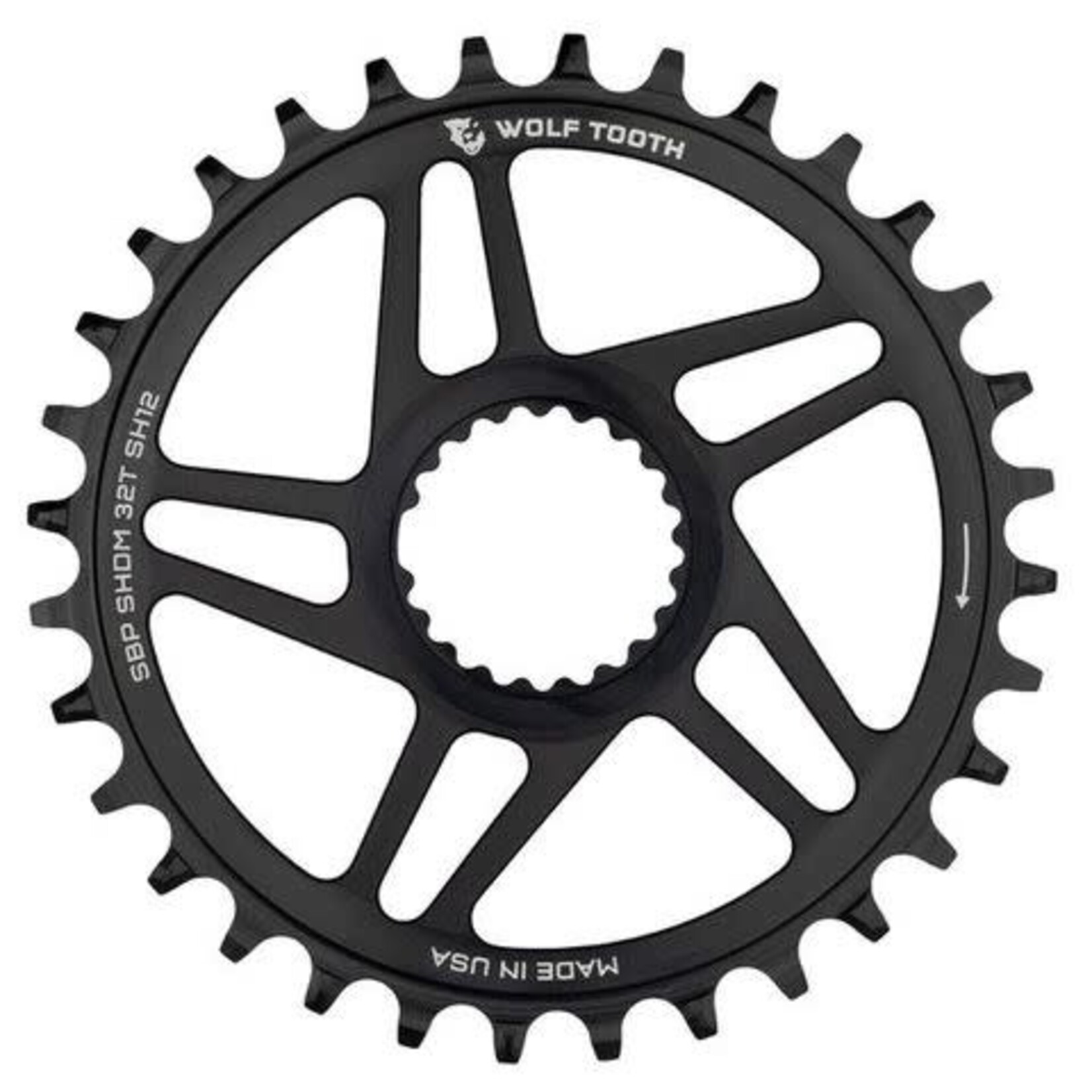 Wolf Tooth WOLF TOOTH CHAIN RING SHIMANO DM 32T 12 SPEED