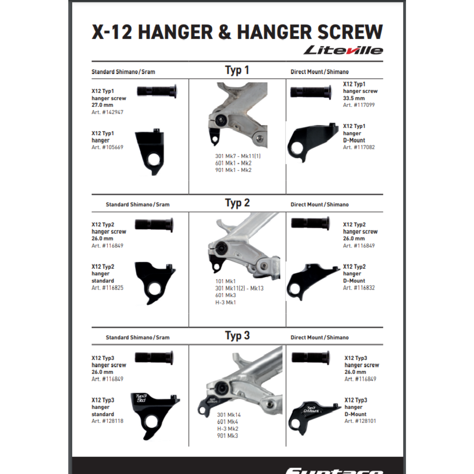 Syntace Syntace X-12 Rear Derailleur Hanger