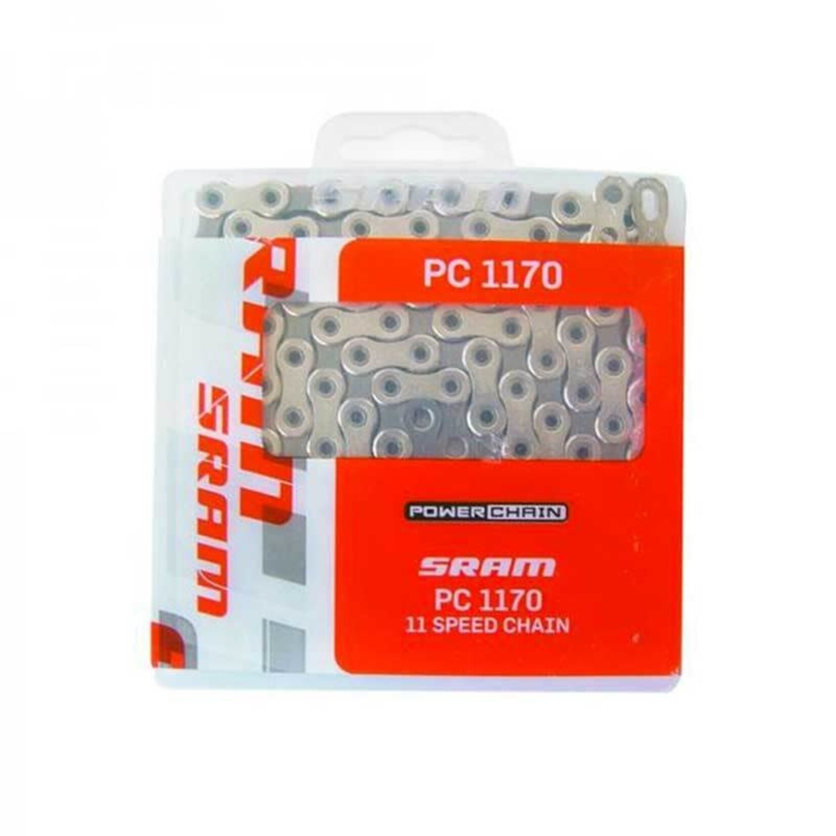 SRAM SRAM PC1170 11 SPEED HOLLOWPIN 114 LINKS CHAIN W/POWERLINK LINK