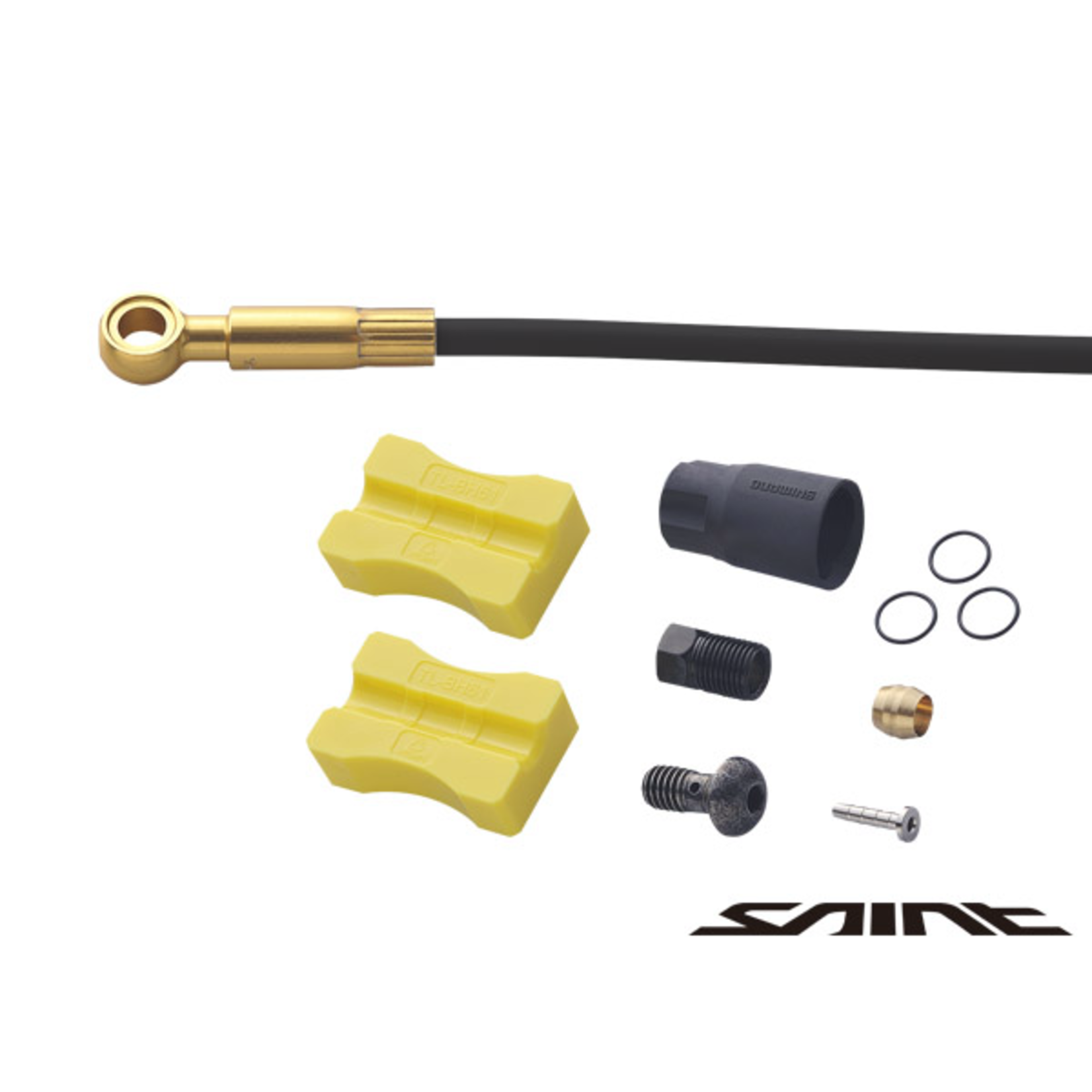 SHIMANO SHIMANO SM-BH90-SBL BANJO DISC BRAKE HOSE 1700mm  Saint M820 MY2013