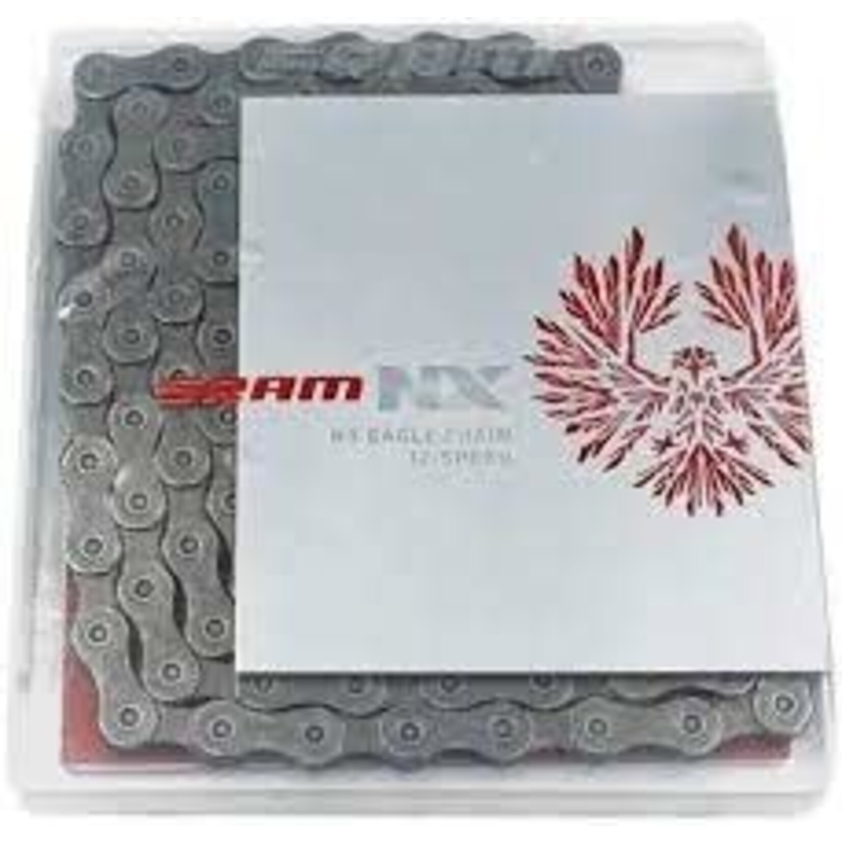 SRAM SRAM NX EAGLE 12 SPEED SOLID PIN 126 LINK CHAIN (W/POWERLOCK LINK)