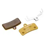 TRP TEKTRO DISC BRAKE PADS -for 4 piston caliper w/return spring, Semi Mettallic yellow for HDM745/HDM735/HDE725/HDE720, Q10YS and Shimano 4 piston, genuine TEKTRO part