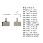 Shimano SHIMANO BR-MT400 DISC BRAKE PADS B05S RESIN (SOLD INDIVIDUALLY)