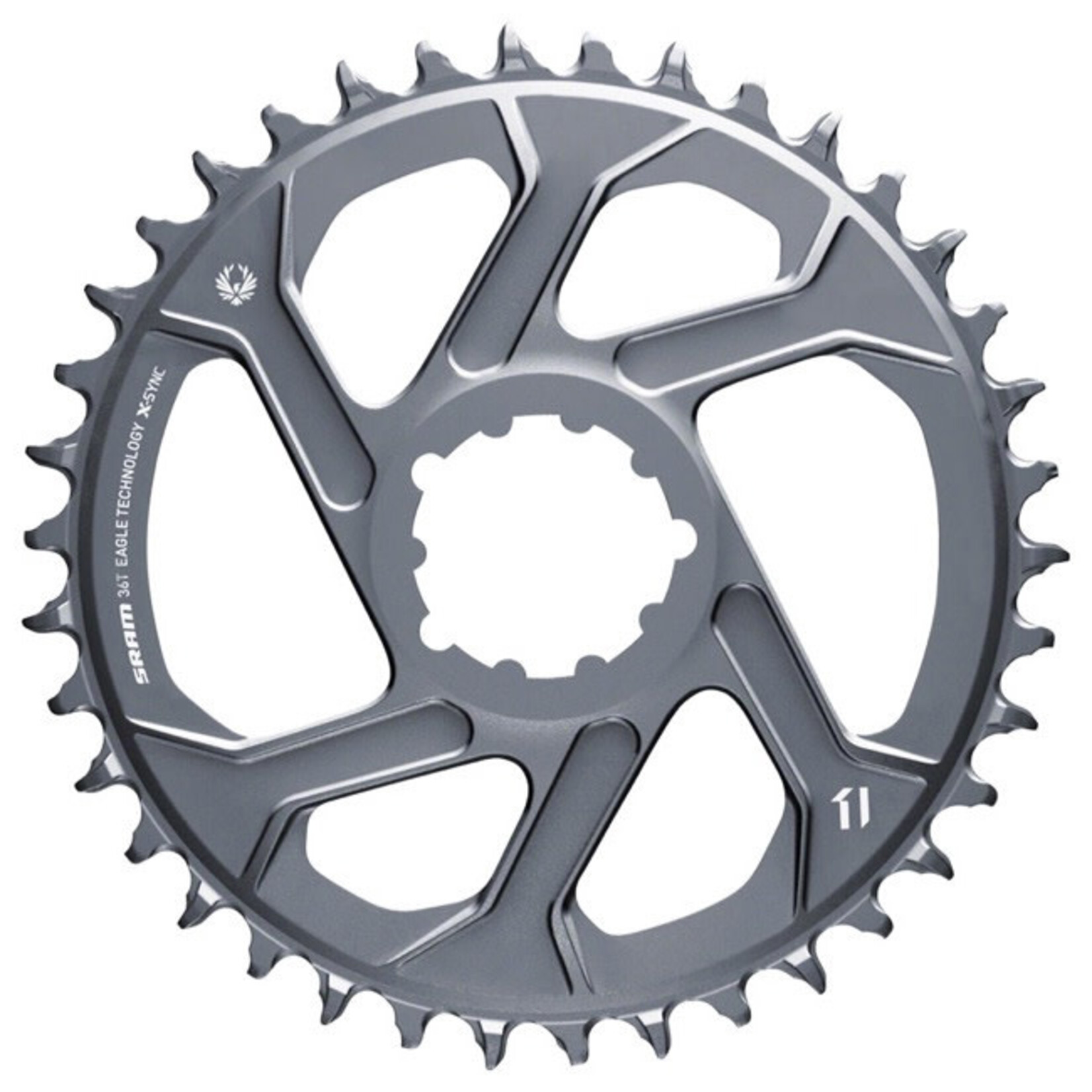 SRAM SRAM XX1 EAGLE X-SYNC 2 DMX32T 6MM OFFSET CHAINRING BLACK