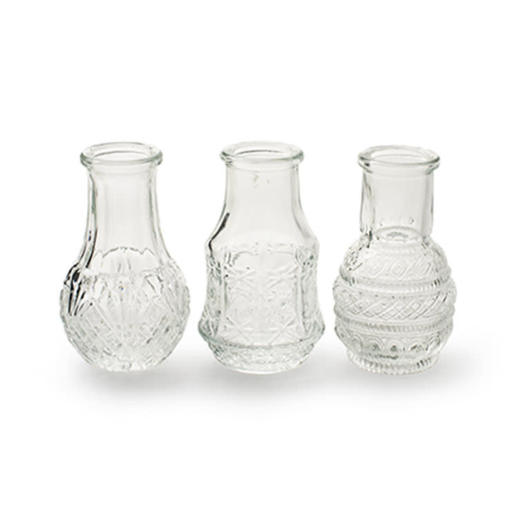 Bottle- 3 vintage designs- small