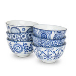 Bowl - Blue and White Dip Bowl