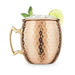 Glass - Moscow Mule hammered copper