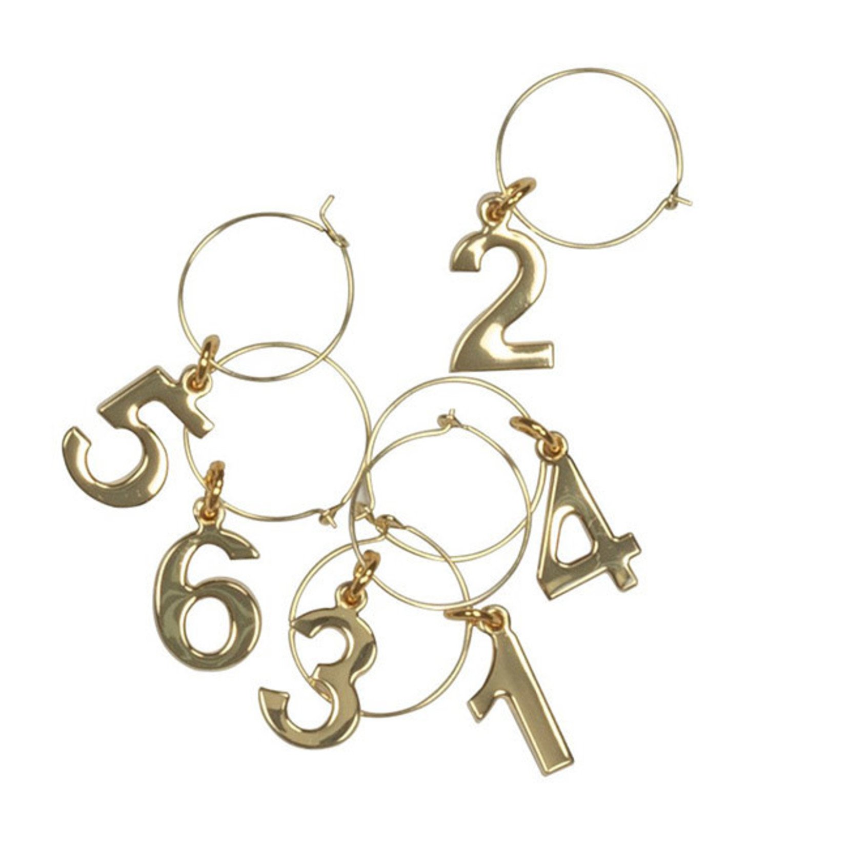 Wine Charms - Numbers-set 6