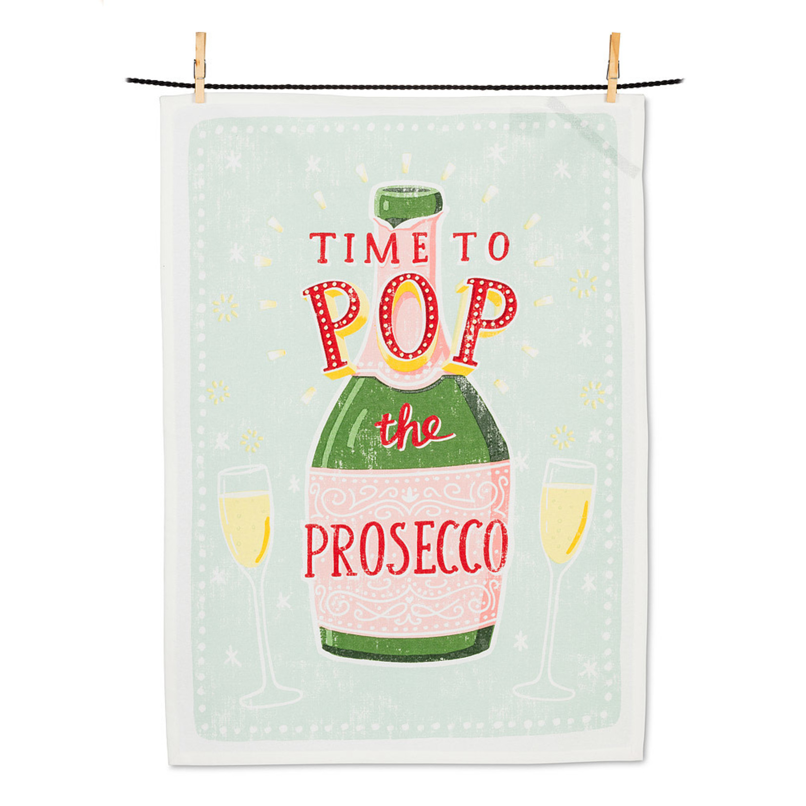 Tea Towel - Pop the Prosecco