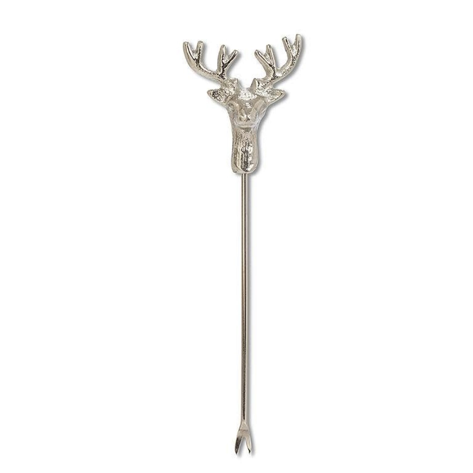 Cocktail Pick - Reindeer - Silver