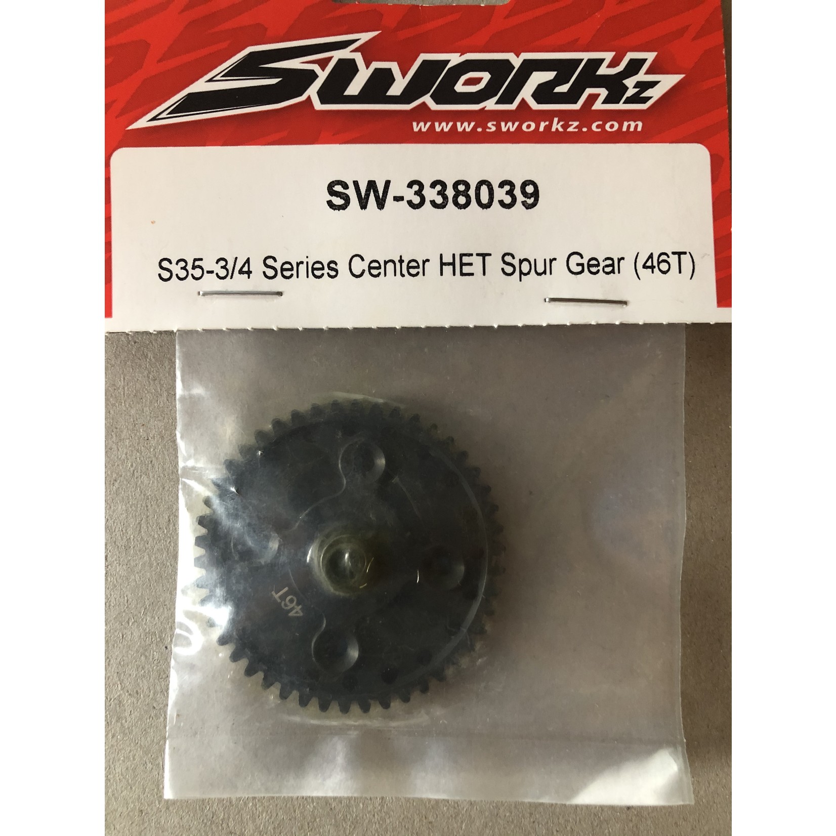 SWORKz S35-3/4 Series Center HET Spur Gear (46T)