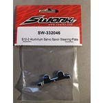 SWORKz S12-2 Aluminium Servo Saver Steering Plate