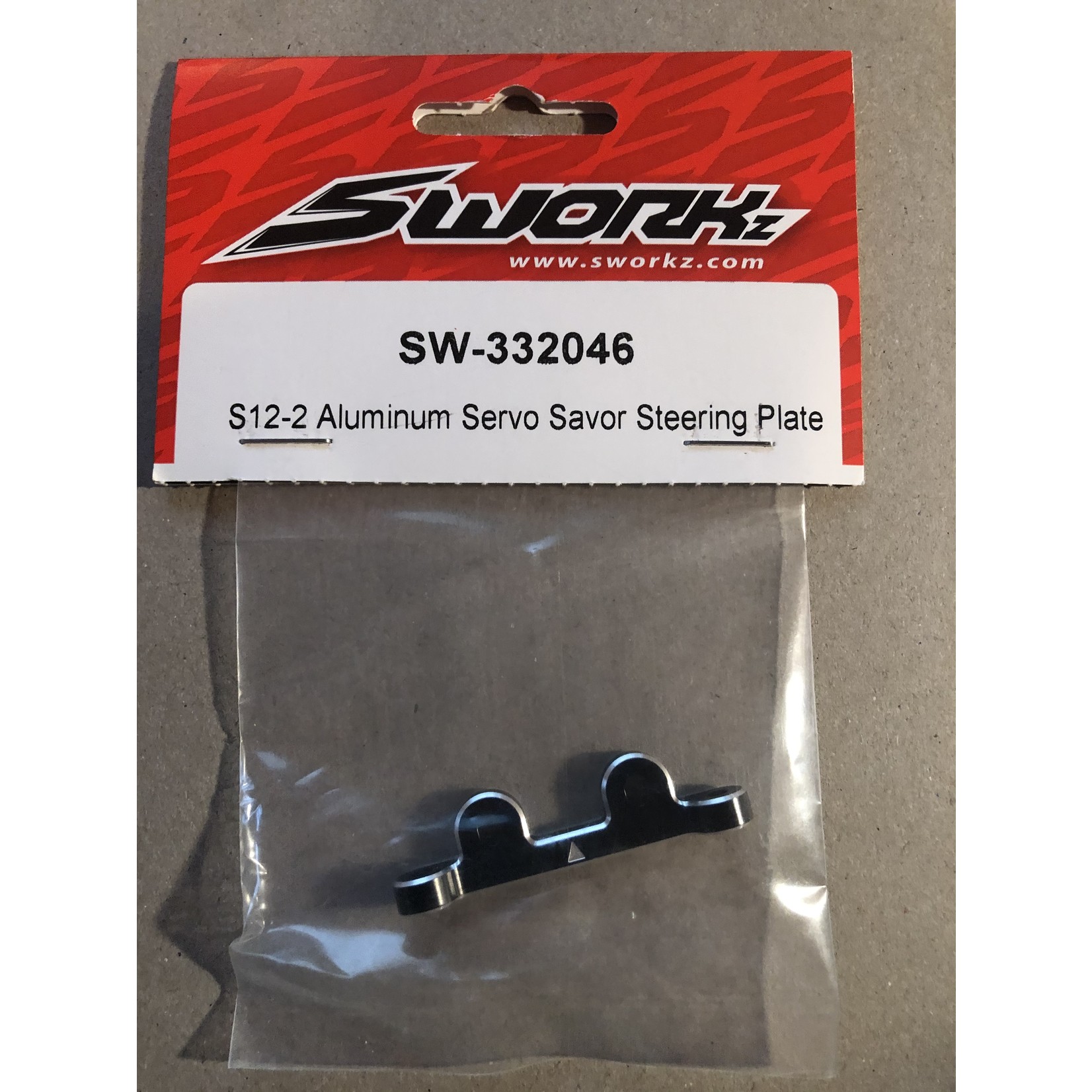 SWORKz S12-2 Aluminium Servo Saver Steering Plate