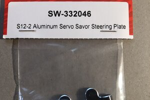 SWORKz S12-2 Aluminium Servo Saver Steering Plate