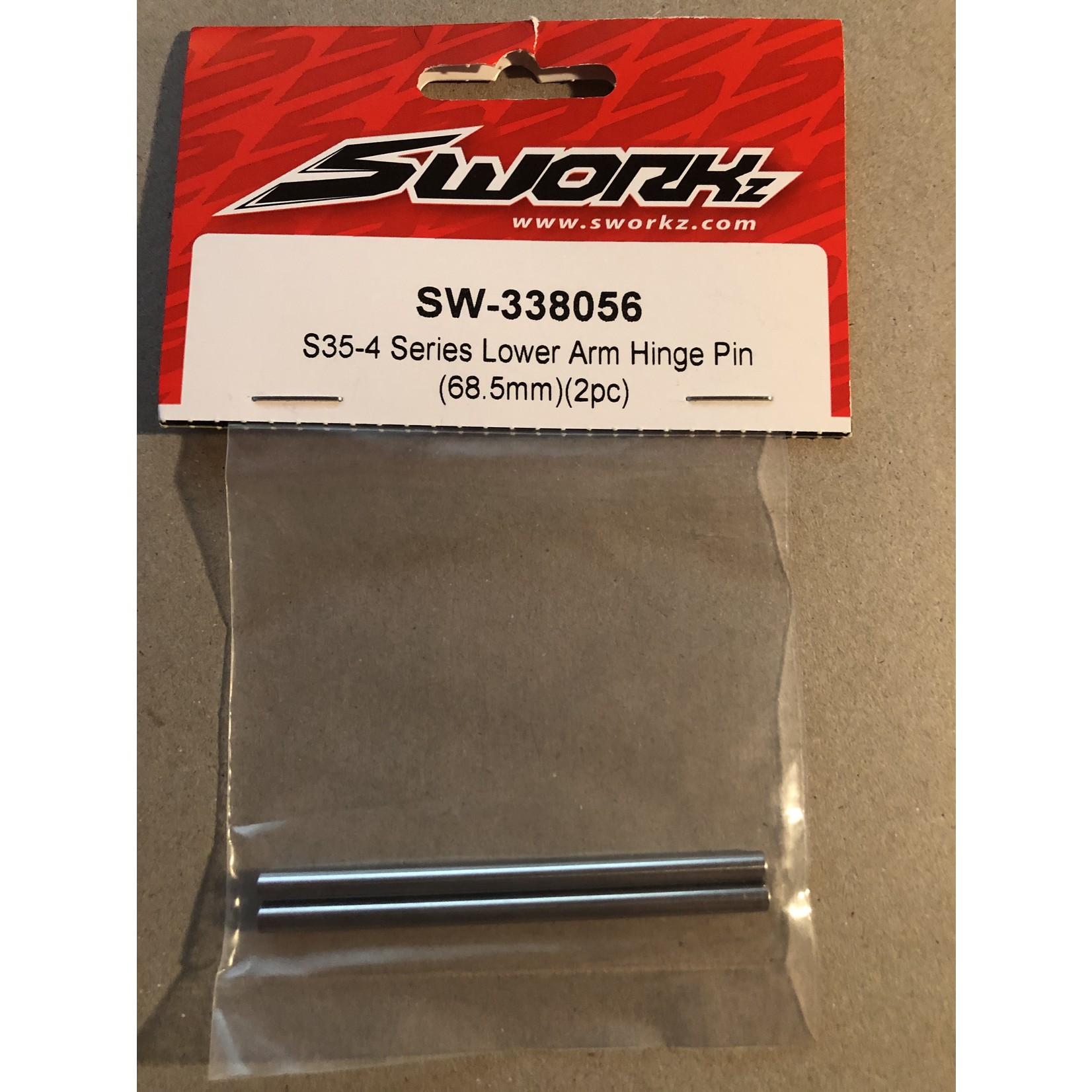 SWORKz SW338056 S35-4 Series Lower Arm Hinge Pin (68.5mm) (2pc)
