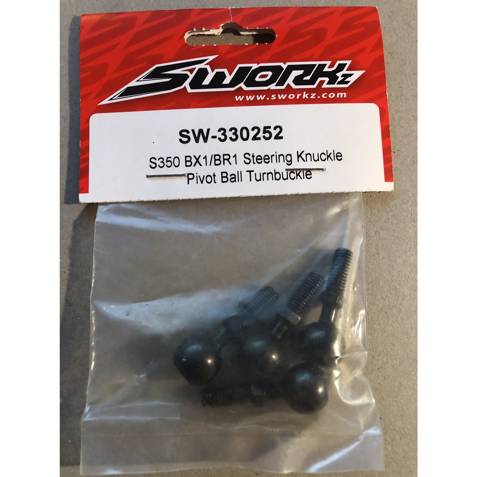 SWORKz S350 BX1/BR1 Steering Knuckle Pivot Ball Turnbuckle (4pc)