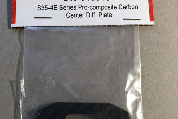 SWORKz S25-4E Series Pro-composite Carbon Center Diff. Plate