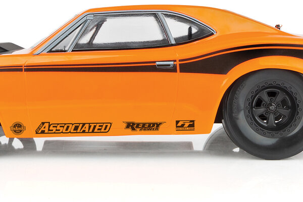 Team Associated ASC70025 DR10 Drag Race Car, 1/10 Brushless 2WD RTR, Orange
