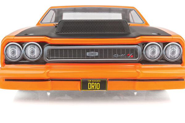 Team Associated ASC70025 DR10 Drag Race Car, 1/10 Brushless 2WD RTR, Orange