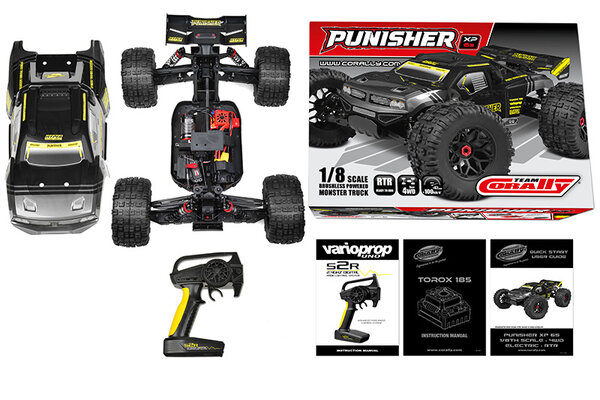 Corally (Team Corally) COR00171  Punisher XP 6S  1/8 Monster Truck LWB RTR Brushless