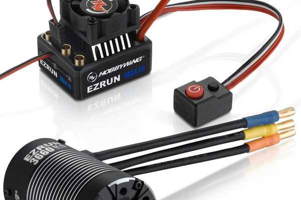 Hobbywing Max10 ESC Combo with 3652SL 3300KV Sensorless Motor