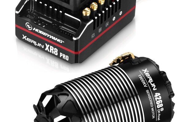 Hobbywing XeRun XR8 PRO G2 ESC 1900kv x 4268 G3 Motor