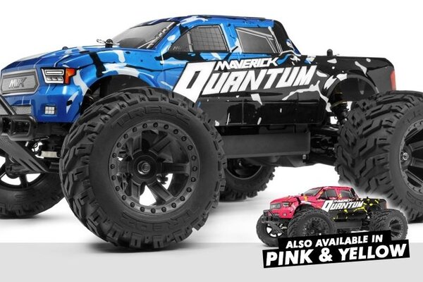 Maverick MVK150100  Quantum MT 1/10 4WD Monster Truck - Blue