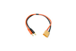 Racers Edge RCE1618 Charge Adapter: M XT90 to M 4mm Bullets-300mm Wire