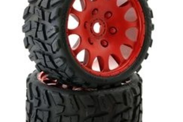 Powerhobby Powerhobby Raptor Belted Monster Truck Tires / Wheels w