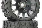 Powerhobby Raptor Belted Monster Truck Wheel / Tires (pr.) Sport Powerhobby Raptor Belted Monster Truck Wheel / Tires (pr.) Sport