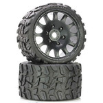 Power Hobby Raptor Belted Monster Truck Wheel / Tires (pr.) Sport