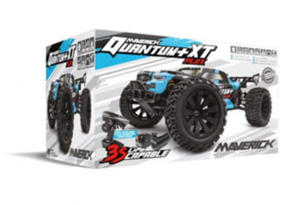 Maverick MVK150300    Quantum+ XT Flux 3S 1/10 4WD Stadium Truck - Blue