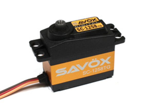 SAVOX SC-1258TG STD SIZE CORELESS DIGITAL SERVO .08/166