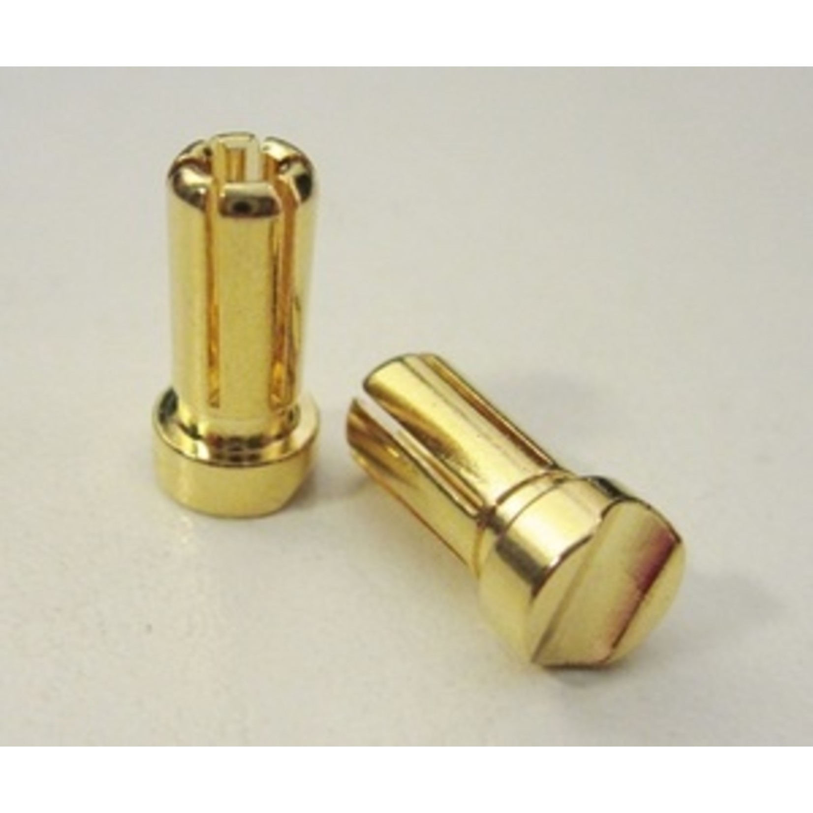 TQ Wire 5mm Male Short Light Bullets (pr.) Gold 13mm