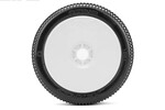Jetko Tires JKO1001DWSSG  Sting 1/8 Buggy Tires Mounted on White Dish Rims, Super Soft (2)