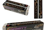Trinity White Carbon 5500 LCG 14.8v 4S 1/8 E-Buggy LiPo Battery Pack w/ 5mm Bullets