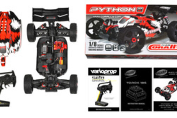 Corally (Team Corally) COR00182 1/8 Python XP 2021 4WD 6S Brushless RTR Buggy (No Battery or Charger)