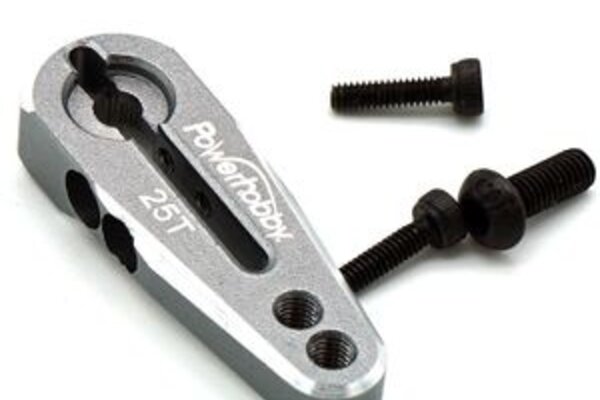 Powerhobby PHBPHS1429GUN  Powerhobby 25T Aluminum Clamping Servo Horn Gun Metal
