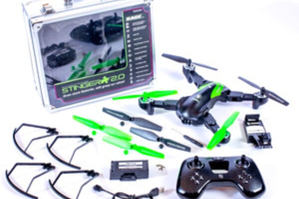 Rage R/C RGR4400  Stinger 2.0 RTF WiFi FPV Drone w/1080p HD Camera