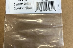 Redcat Racing Cap Head Machine Screws 3*12 (4pcs)