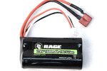 Rage R/C RGRB1225  7.4v, 1500mAh Li-ion Battery: Black Marlin