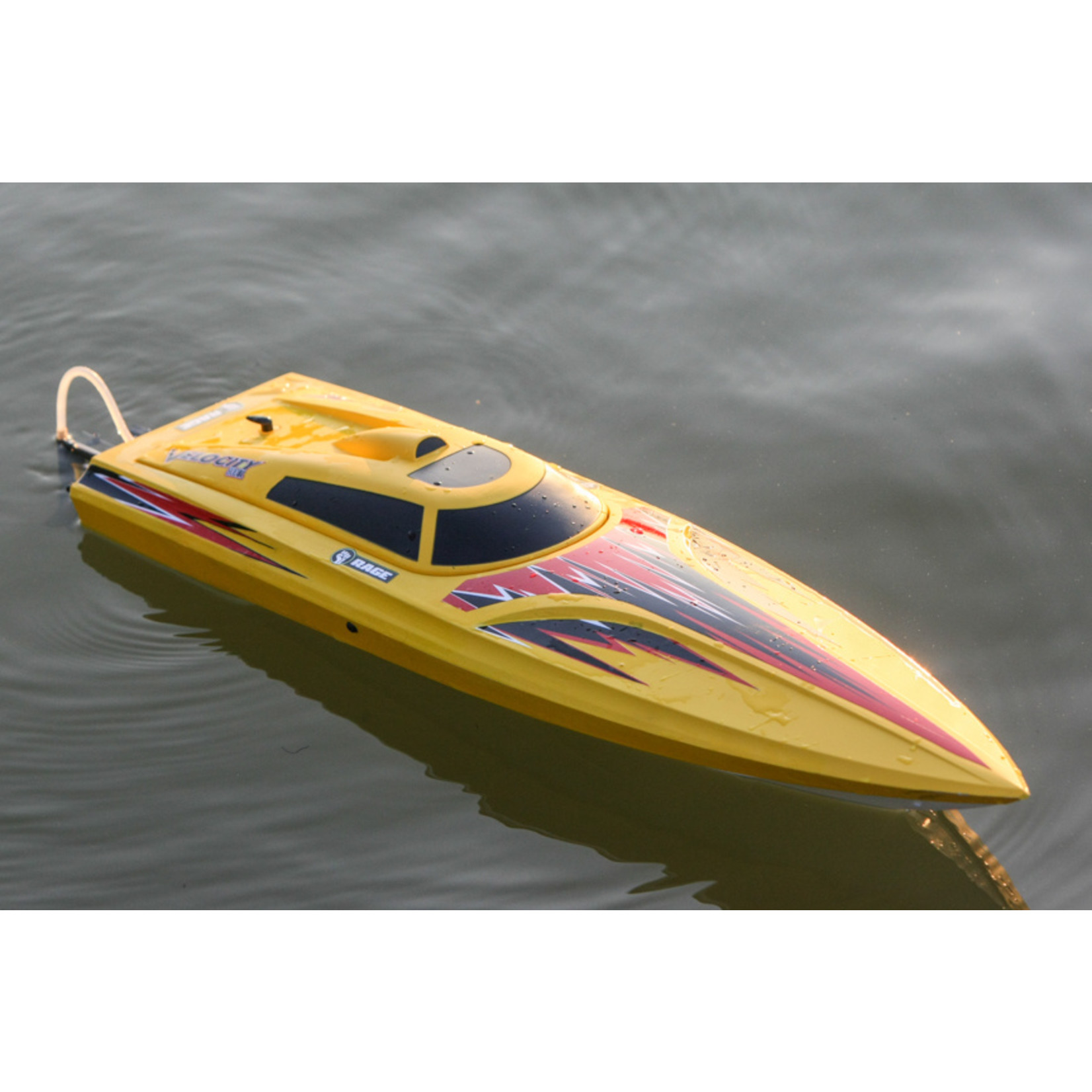 Rage R/C RGRB1208 Velocity 800 BL Brushless Deep Vee Offshore Boat, RTR