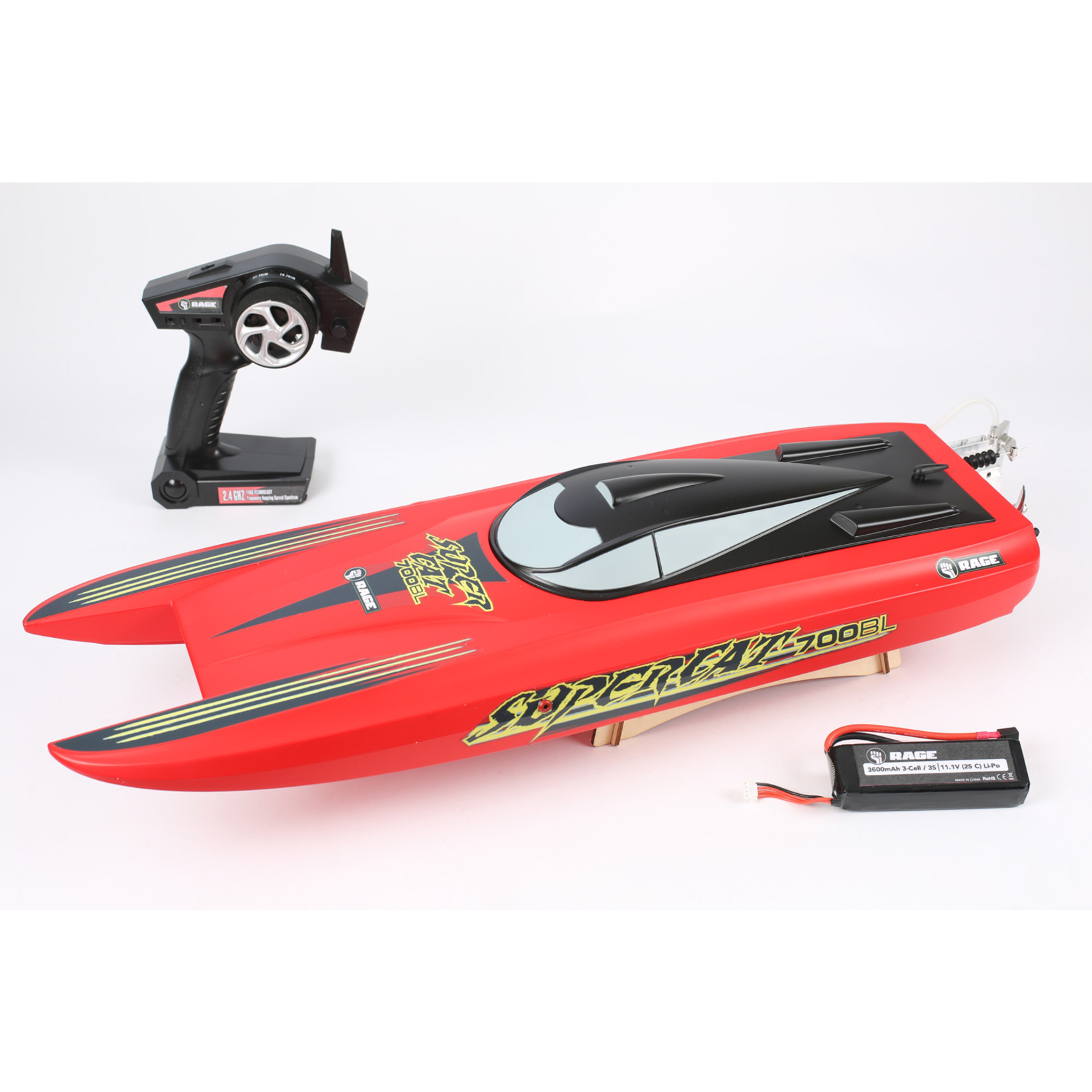 Rage R/C RGRB1207  SuperCat 700BL Brushless RTR Catamaran Boat