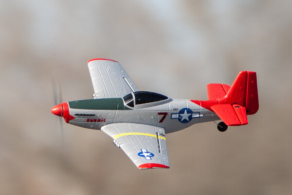 Rage R/C RGRA1300  P-51D Mustang Micro RTF Airplane w/PASS