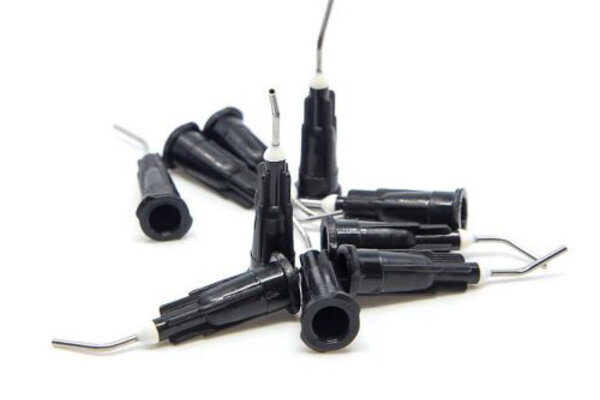 1UP Racing Curved Steel Glue Standard Tips - Medium - Thick Glue