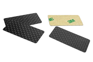 1UP Racing Ultralite Carbon Fiber 1/10 Electric TC Winglets, Adhesive Backed, 4 Pcs