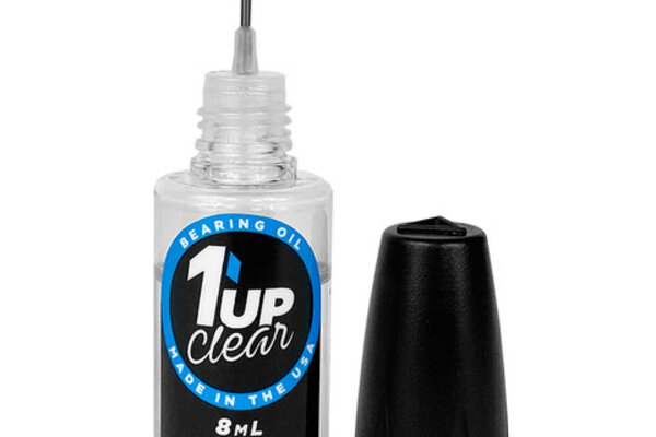 1UP Racing 1UP120202  Clear Bearing Oil, 8ml Oiler Bottle