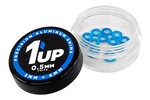 1UP Racing 3x6x0.5mm Precision Aluminum Shims, Blue, 12pcs