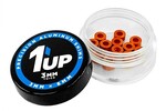 1UP Racing 3x6x3mm Precision Aluminum Shims, Orange, 12pcs