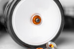 1UP Racing Orange Lockdown M4 Wheel Nuts, 4pcs